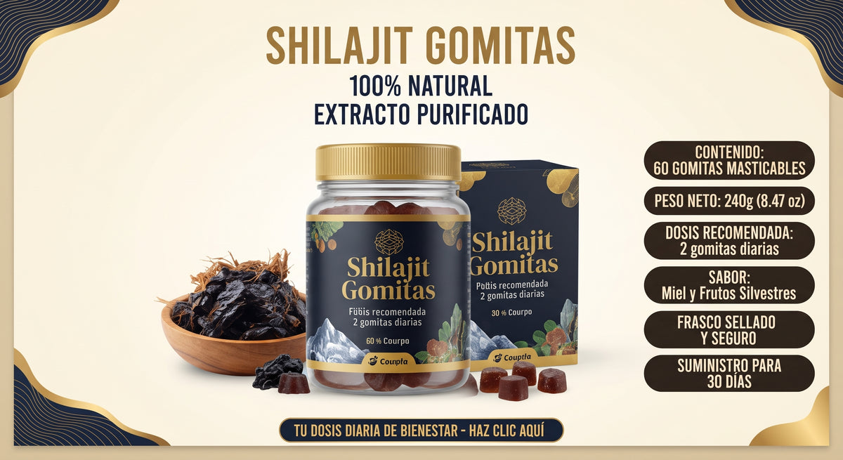 Gomitas naturales de "Shilajit "