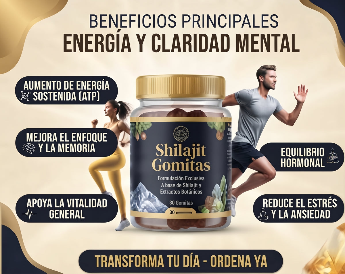 Gomitas naturales de "Shilajit "