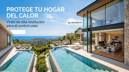 Vinilo Protector Solar y Anti-UV para Ventanas (Rollo 60 cm x 5 m)
