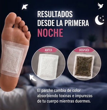 🌸Parches Pies Rosa Y Jengibre Descanso