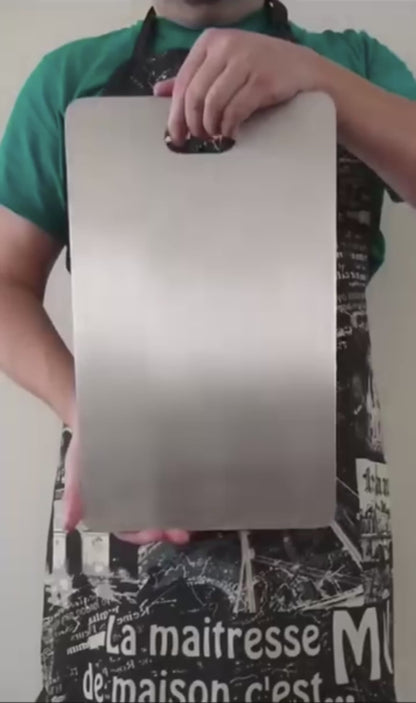 Tabla Premium de Acero Inoxidable: Higiene y Estilo Profesional